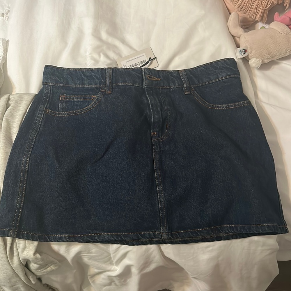 Motel Denim Indigo Skirt SIZE SMALL